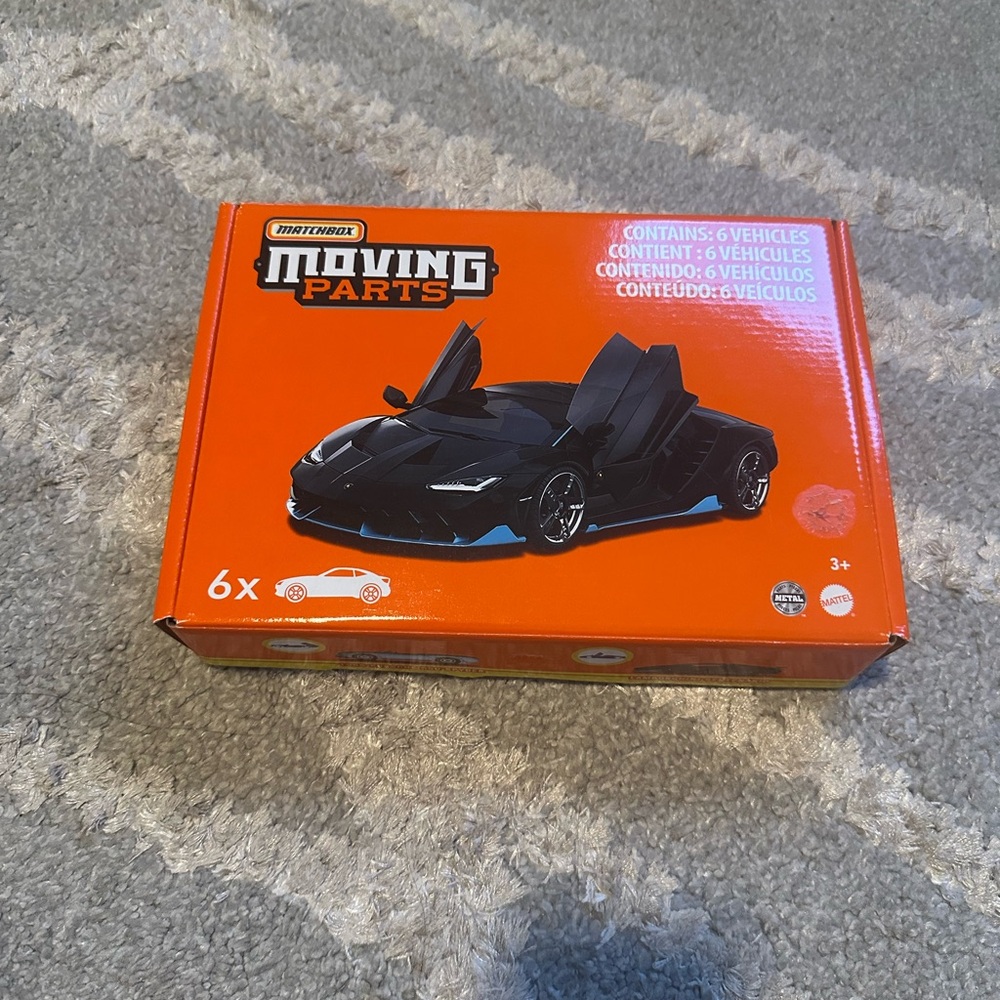 Matchbox Moving Parts Toy Car Set - 6 cars